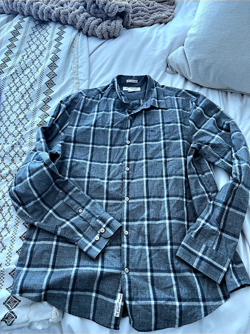 Original penguin Plaid Button Down Shirt Size XL
